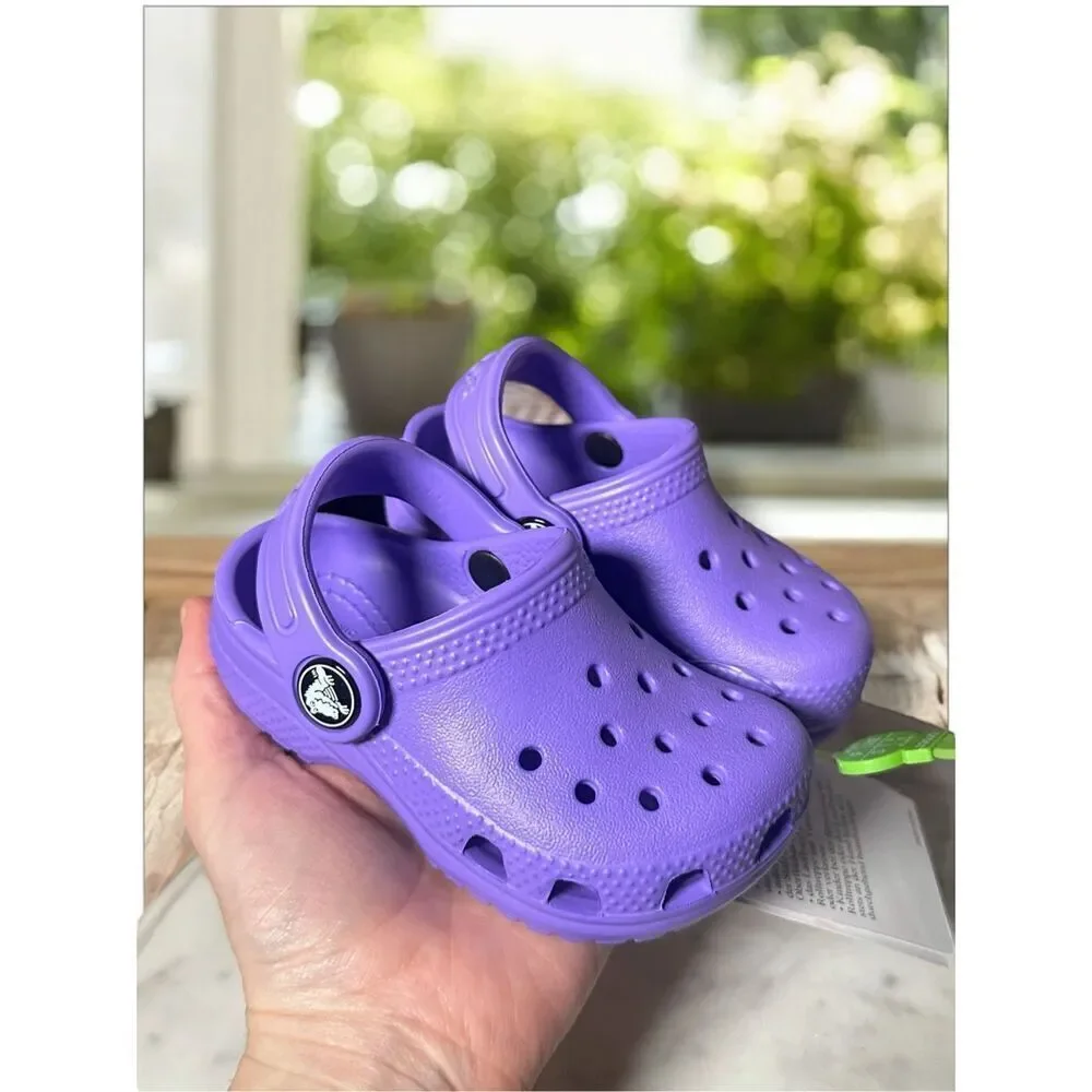 NEW 🆕🔥 CROCS Toddler Baby Clogs Slip-on Water Shoes Size C 5